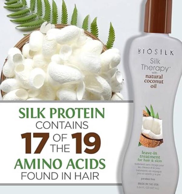 Biosilk Silk Therapy with Organic Coconut Oil