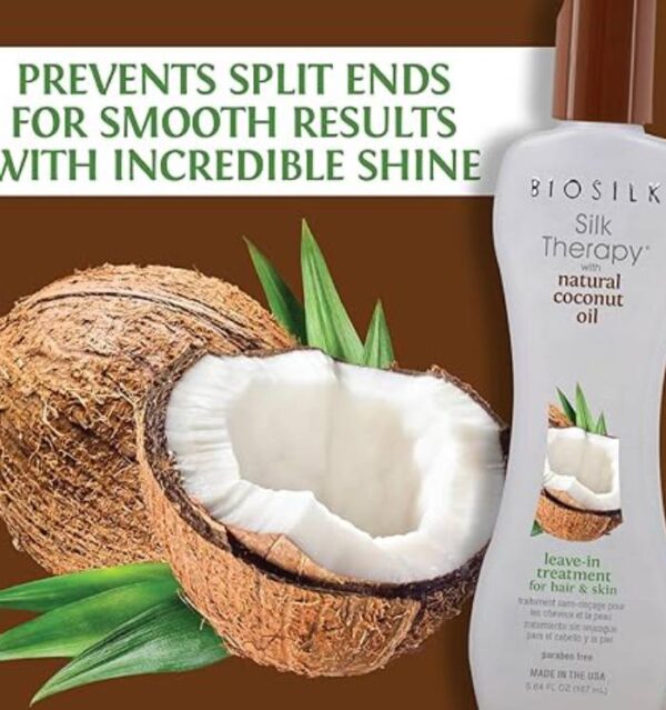 Biosilk Silk Therapy with Organic Coconut Oil